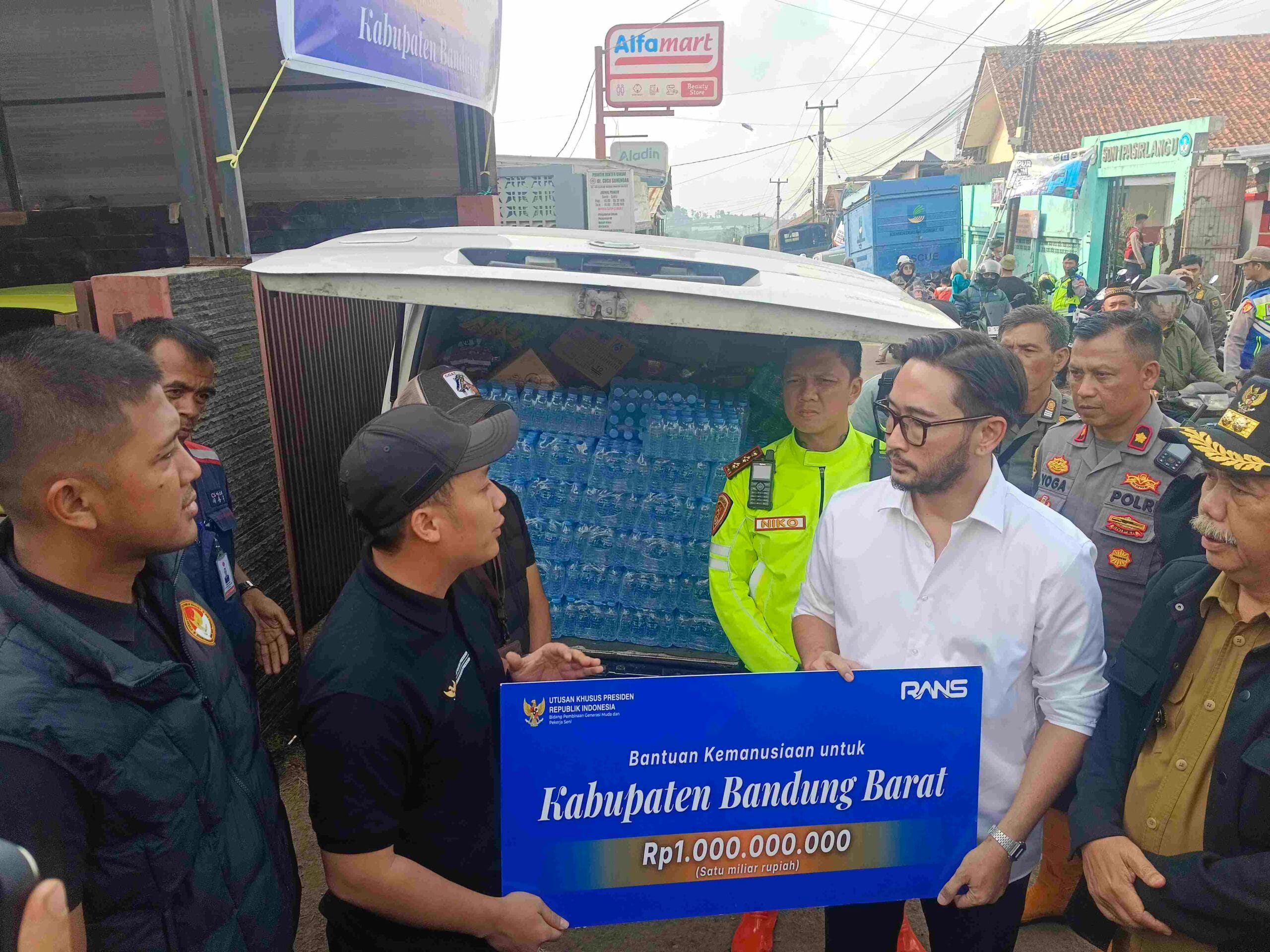 RANS Bantu Korban Longsor di Bandung Barat Rp1 Miliar, Raffi Ahmad: Kami Turut Prihatin