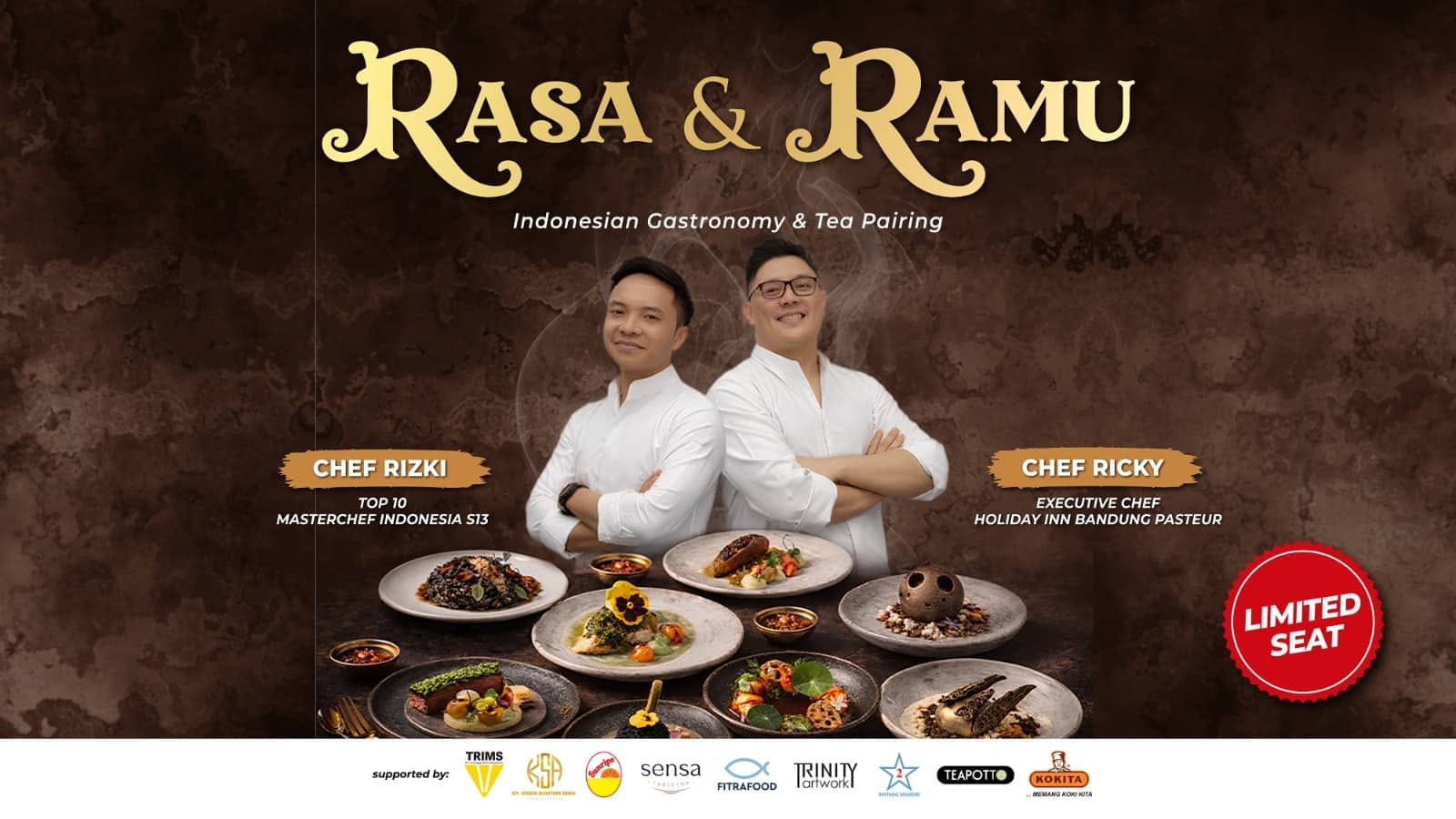 Rasa & Ramu: Pengalaman Kuliner Gastronomi dan Teh Pairing di Bandung