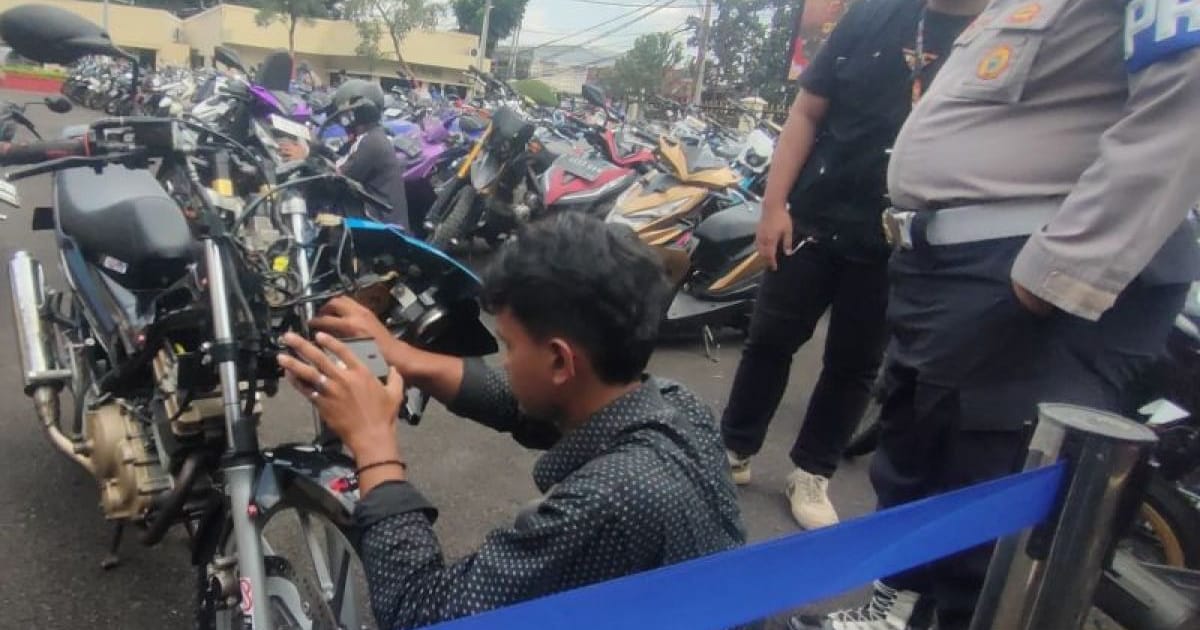 Ribuan Knalpot Bising Disita di Cianjur, Lebih dari 200 Kendaraan Masih Tak Bertuan