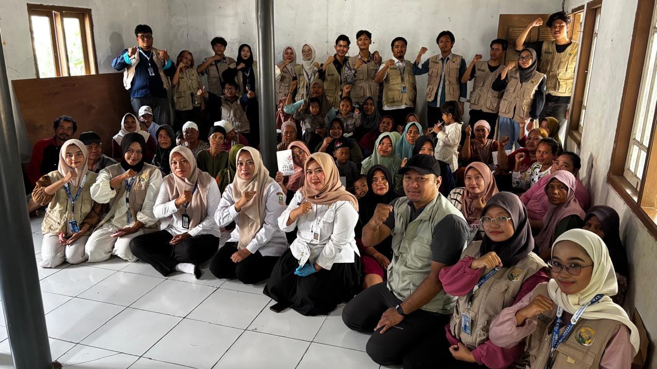 Ribuan Warga Karangharum Kawal Pendaftaran Hj Puteri Nurul Fajar, Semangat Demokrasi Desa Mengalir Deras