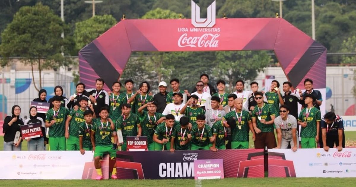 STKIP Pasundan Kampiun Liga Universitas Coca-Cola 2026 Regional Bandung, Top Skor Cetak 13 Gol