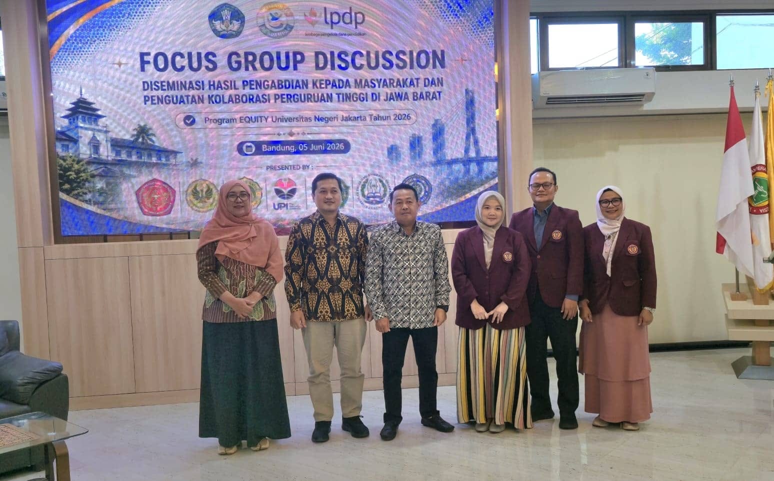 UNJ Gelar FGD Kolaborasi Perguruan Tinggi Jawa Barat untuk Penguatan PkM