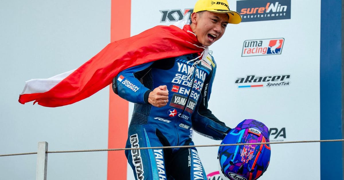Wahyu Nugroho Pecah Telor di SS600 ARRC Mandalika, Raih Kemenangan Perdana dari Grid ke-3