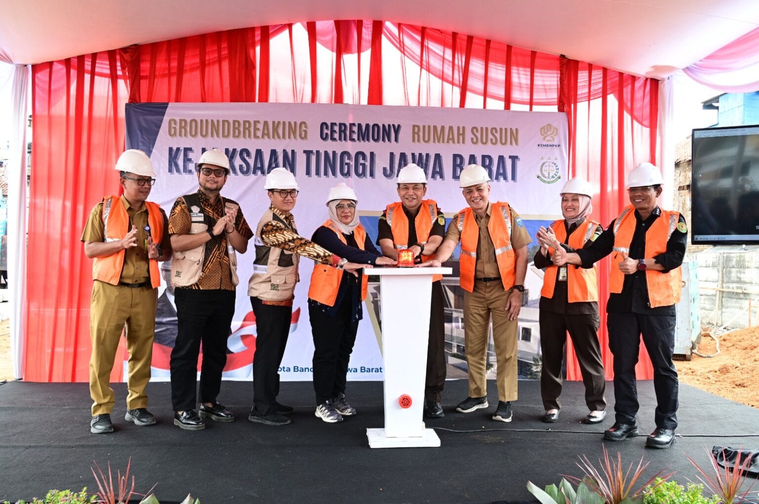 Wakajati Jabar Lakukan Groundbreaking Rumah Susun Kejati, Wujud Nyata Dukungan Program Nasional Perumahan